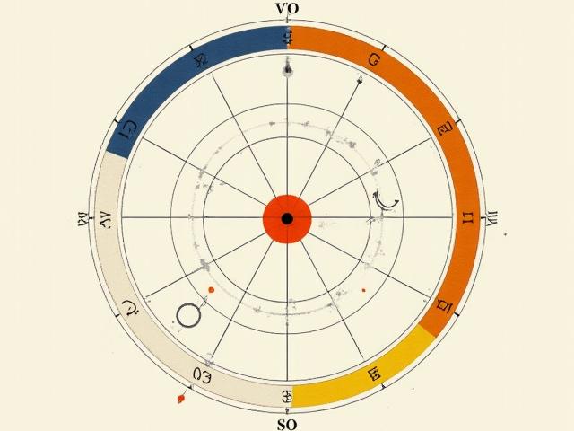 Klares, minimalistisches Himmels Echo Astrologie-Chart im Nachher-Zustand, leicht verständlich